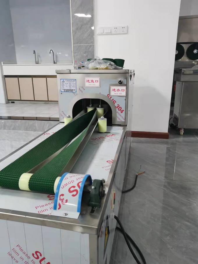 Máy chế biến cá 1PCS / S Mở máy cắt lát cá ở bụng 1