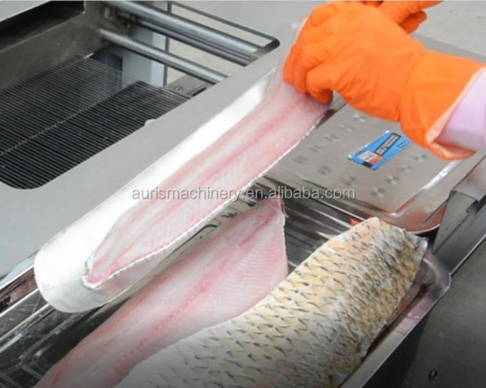 Máy chế biến cá thịt đông lạnh Độ dày Máy cắt cá 10mm Máy cắt lát cá 2