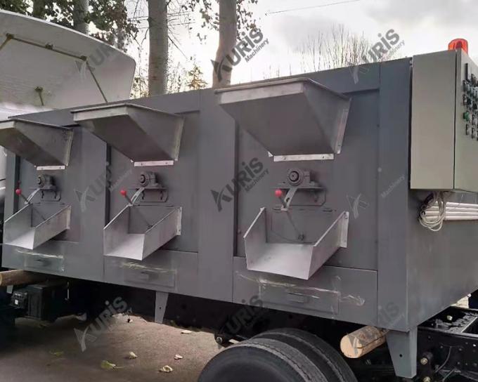 Máy nướng hạt cà phê bằng gas 200kg / H Máy nướng hạt cà phê 24kw 2