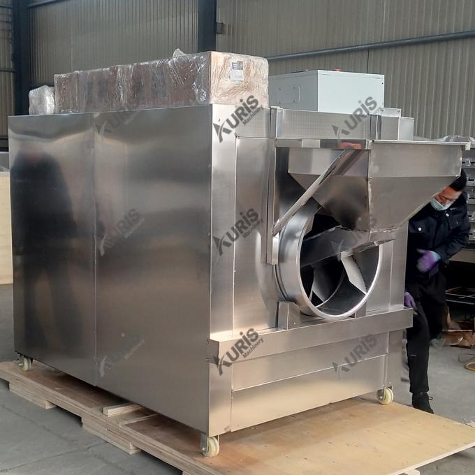 Máy nướng hạt cà phê bằng gas 200kg / H Máy nướng hạt cà phê 24kw 6