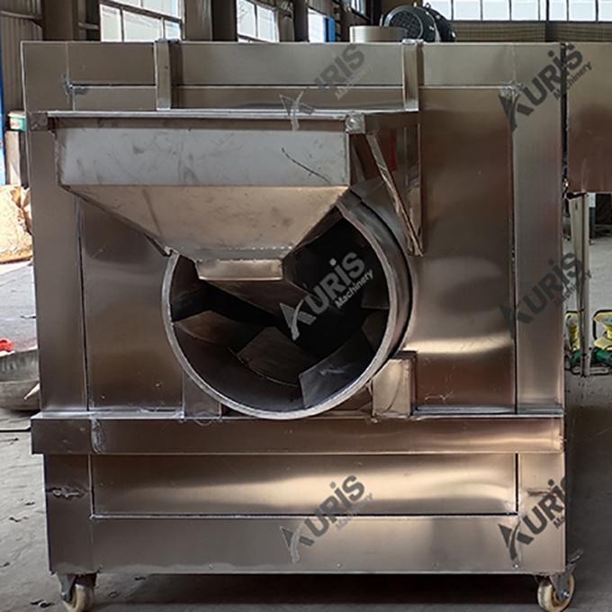 Máy nướng hạt cà phê bằng gas 200kg / H Máy nướng hạt cà phê 24kw 7