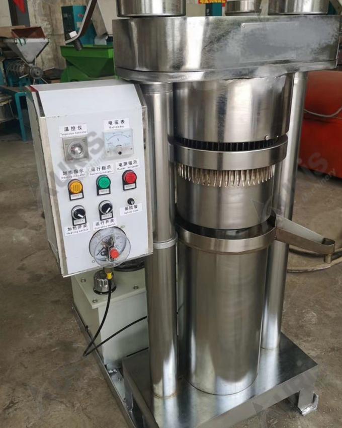 Máy ép dầu thủy lực mè dọc Trà óc chó Xem ép đùn hoa hướng dương 4