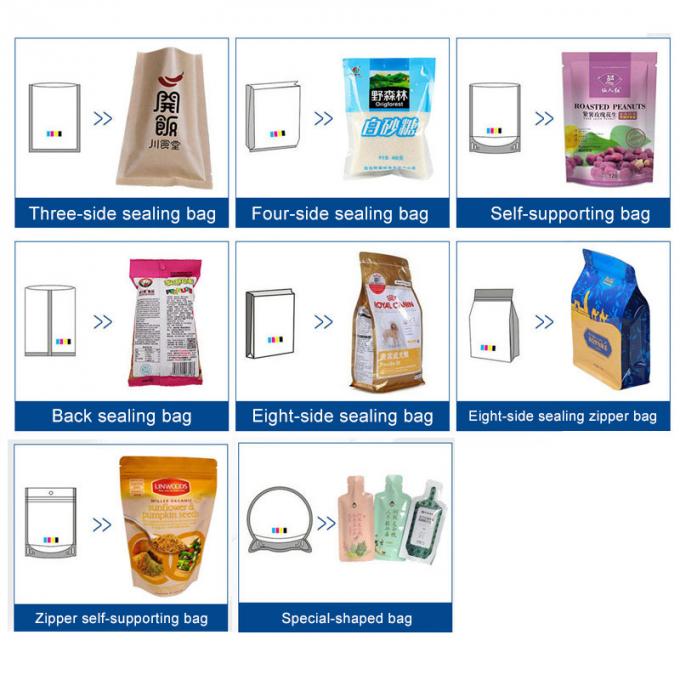 Máy đóng gói kẹo 2500ml Máy chiết rót thực phẩm Chất tẩy rửa Máy cân thực phẩm 8