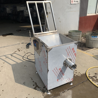Máy xay thịt đông lạnh gia cầm 500kg / H Máy trộn thịt 5.5kw Máy ​​xay thịt