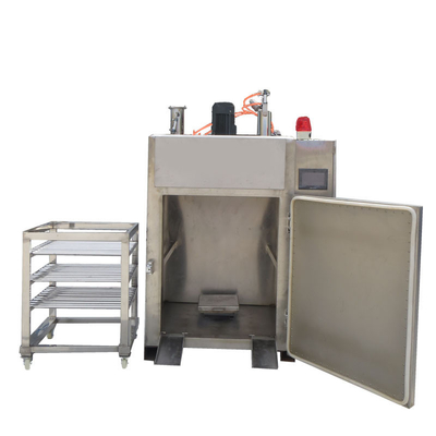 Thép không gỉ 304 Lò hun khói thịt 30kg Lô xông khói khô xúc xích xông khói Nhà