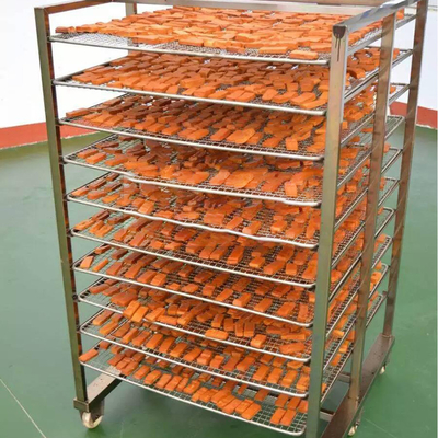 Thép không gỉ 304 Lò hun khói thịt 30kg Lô xông khói khô xúc xích xông khói Nhà