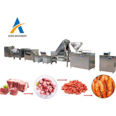 Máy chiết rót xúc xích tự động 304ss Máy xúc xích xoắn