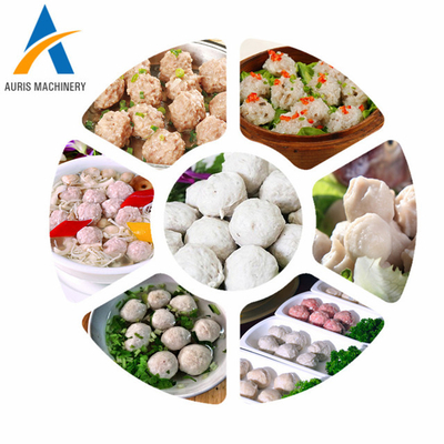 Máy chế biến thịt viên cá Máy chế biến thịt viên 300kg / H Máy làm thịt viên