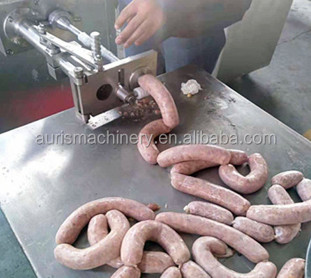 Máy làm xúc xích 300kg / H Máy xoắn xúc xích thắt nút thịt bò