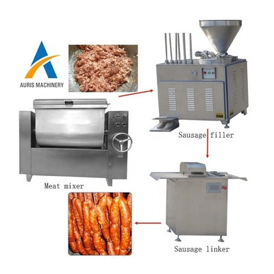 2000kg mỗi giờ Máy làm xúc xích Nhồi Máy chế biến thịt