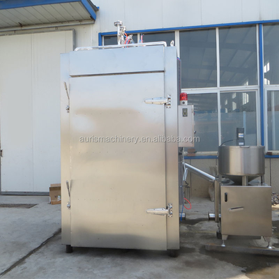 100kg Máy xông khói thịt Bacth 100kg / H Lò xông khói xúc xích