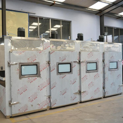 Máy hút thịt 380v PLC 100kg Lò khói công nghiệp theo lô