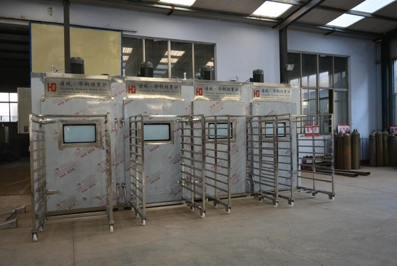 Máy hút thịt 380v PLC 100kg Lò khói công nghiệp theo lô