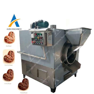 Máy chế biến hạt điều 80-120 Kg / H Máy rang hạt ca cao