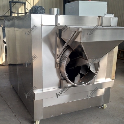 Máy rang cà phê hạt điều bằng điện Máy rang đậu phộng 200kg / H