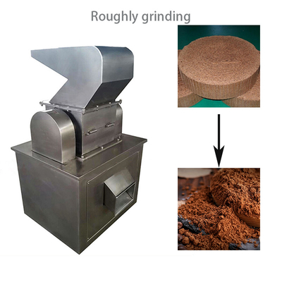 Máy làm sô cô la 24kw Bean To Bar Dây chuyền sản xuất bột Cacao 200kg