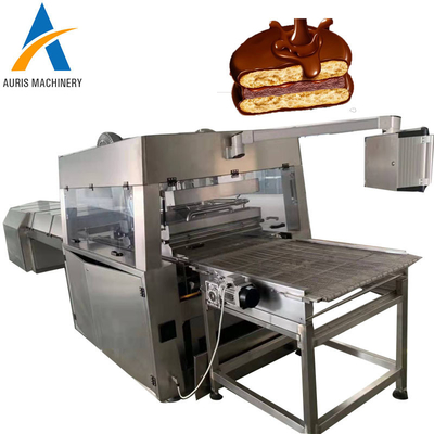 Thực phẩm cấp thép không gỉ Thanh kẹo sô cô la Máy bọc sô cô la Máy phủ sô cô la