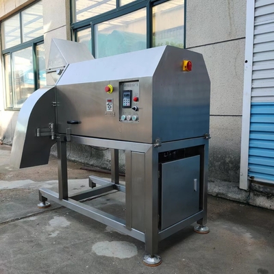 Máy chế biến thịt 3000kg / H Máy cắt thịt ức gà Máy cắt thịt bằng điện