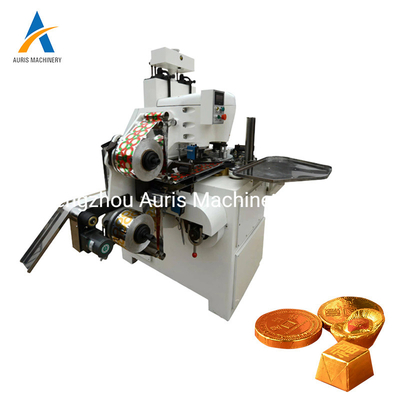 Máy gói tiền xu thương mại nhỏ Máy gói giấy bạc sô cô la