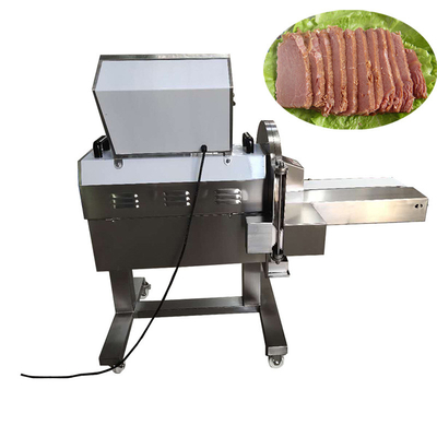 Máy cắt lát thịt chín Ức gà Jerky Slicer 0.77 Kw