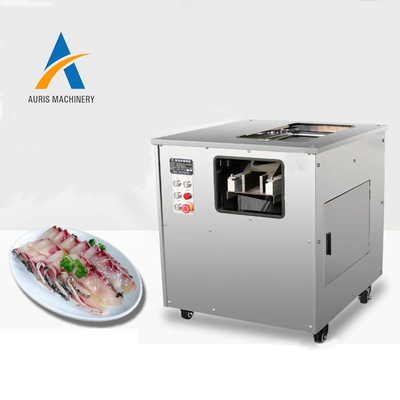 Máy rạch cá trắm đen phi lê cá tuyết có dốc 380v