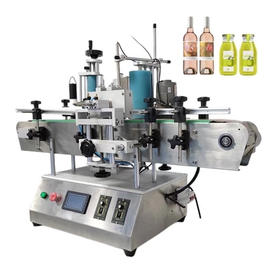 Loại bàn tự động Máy dán nhãn chai tròn tinh dầu nhỏ