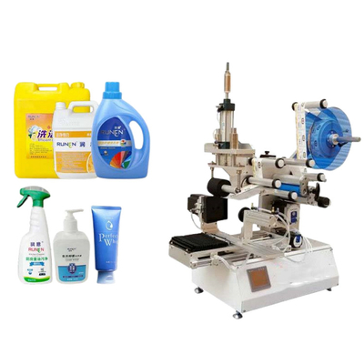Máy dán nhãn xoay đa chức năng máy dán nhãn hai mặt tròn phẳng bán tự động