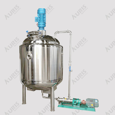 Máy trộn chân không bằng thép không gỉ 304ss Máy nhồi thịt Máy nhũ hóa